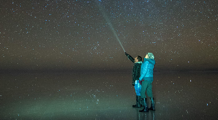 Star Gazing at the Salt Flats
