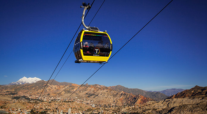 Cable Car Ride at La Paz