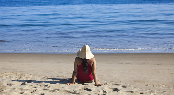 Relaxing at Punta Sal Beach
