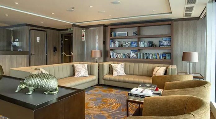 Lounge in an Antarctica Cruise
