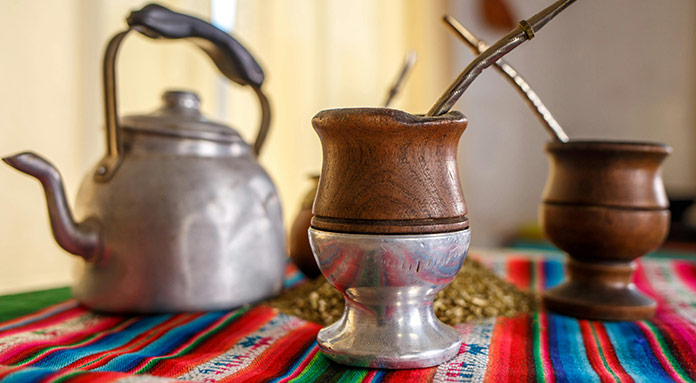 Traditional mate drinking