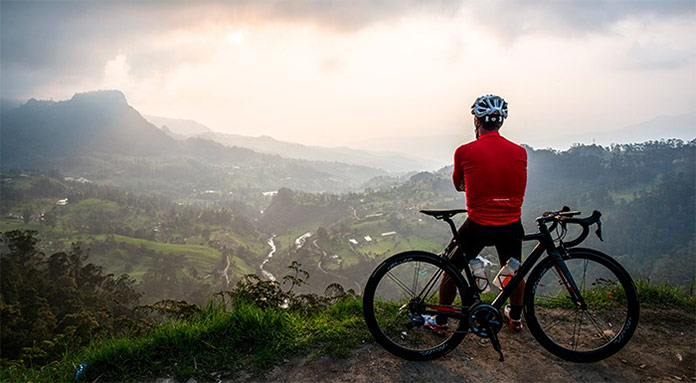 Biking in the Colombian Andes