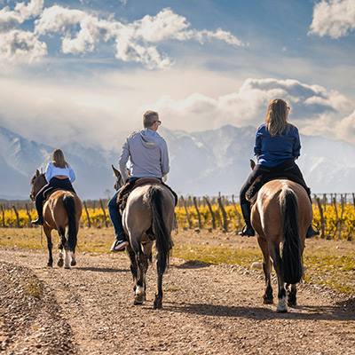 Mendoza on Horseback